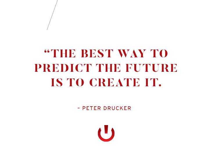 DeadOnDesign's tweet image. &quot;The best way to predict the future is to create it.&quot; - Peter Drucker