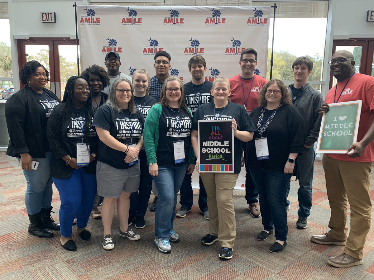 StevenSokohl's tweet image. What a fantastic @The_SCAMLE conference this weekend put on by some amazing #middlelevel educators across SC! Excited to see the fruits of everyone’s effort throughout our great state! Until next year, everyone! #scamle2020 #TeachSC #loveSCschools