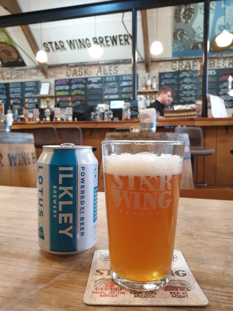 1472fuzzyface's tweet photo. Enjoying @Ilkleybrewery Lotus IPA 5.9% at @StarWingBrewery 😀🍺 https://t.co/vPLbK4CCw2