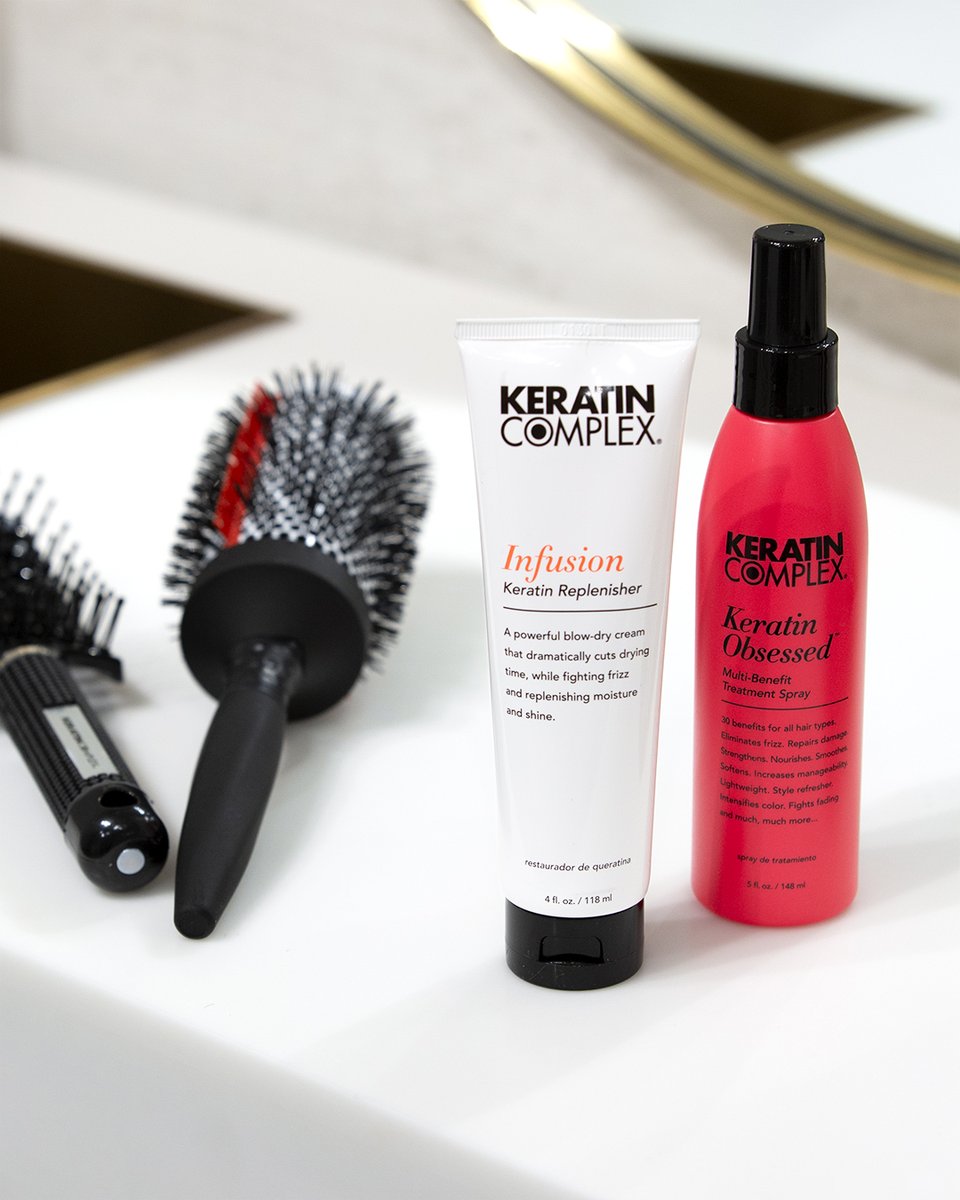 KeratinComplex's tweet photo. Sunday's are for #selfcare so take 'Kera' your locks with award-winning Infusion and cult favorite #keratinobsessed. Get the perfect blow-dry minus the frizz. Shop now at the #linkinbio! https://t.co/TIm00unWRN