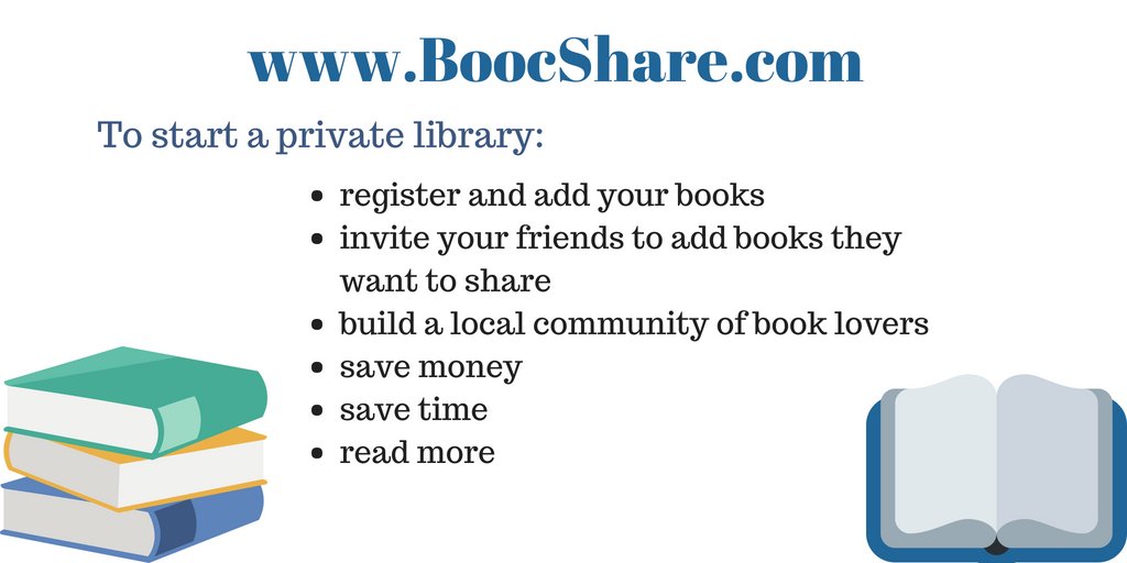 boocshare's tweet photo. How to keep your paper books in constant circulation providing value to friends and family https://t.co/r6P2gyiU4c https://t.co/U7hTUG157h
