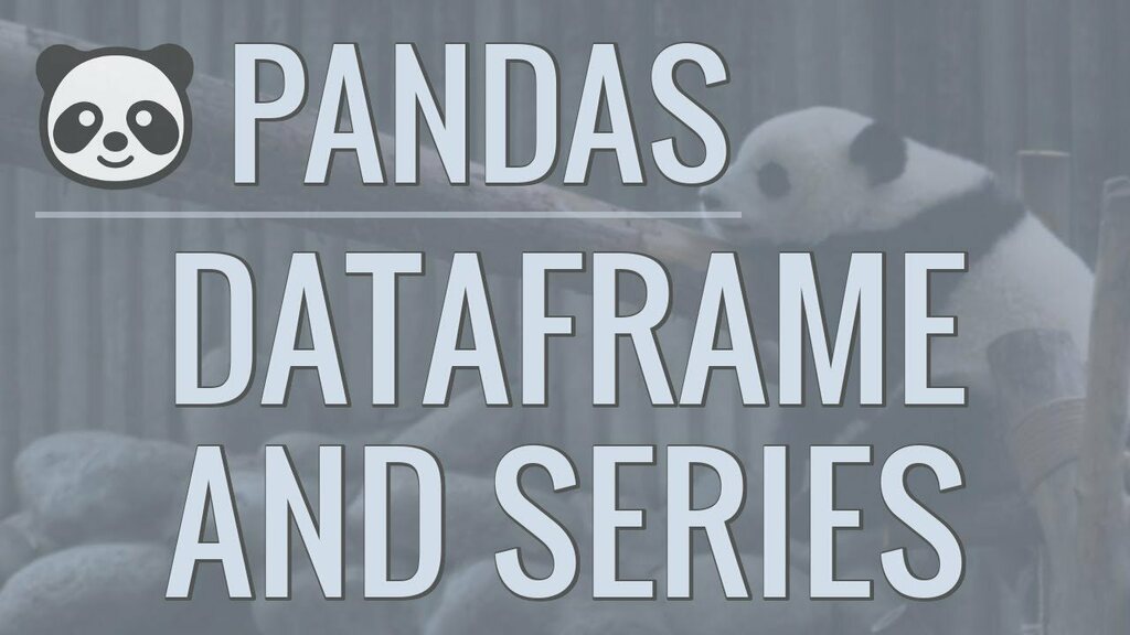 Python Pandas Tutorial (Part 2): DataFrame and Series Basics

☞ bit.ly/3ac0USJ

#Python #Pandas #DataAnalysis