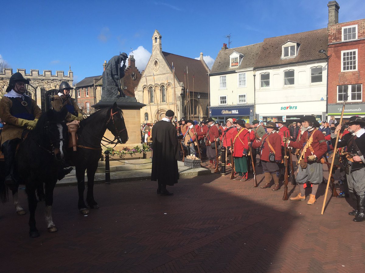 Just a few photos from the official reopening of the Museum today. Many thanks to our funders, designers and volunteers who worked on the project; Sir John Major and members of the @Sealed_Knot who made the day so memorable. 😀🍾🍾 More pics over the coming days! #Huntingdon