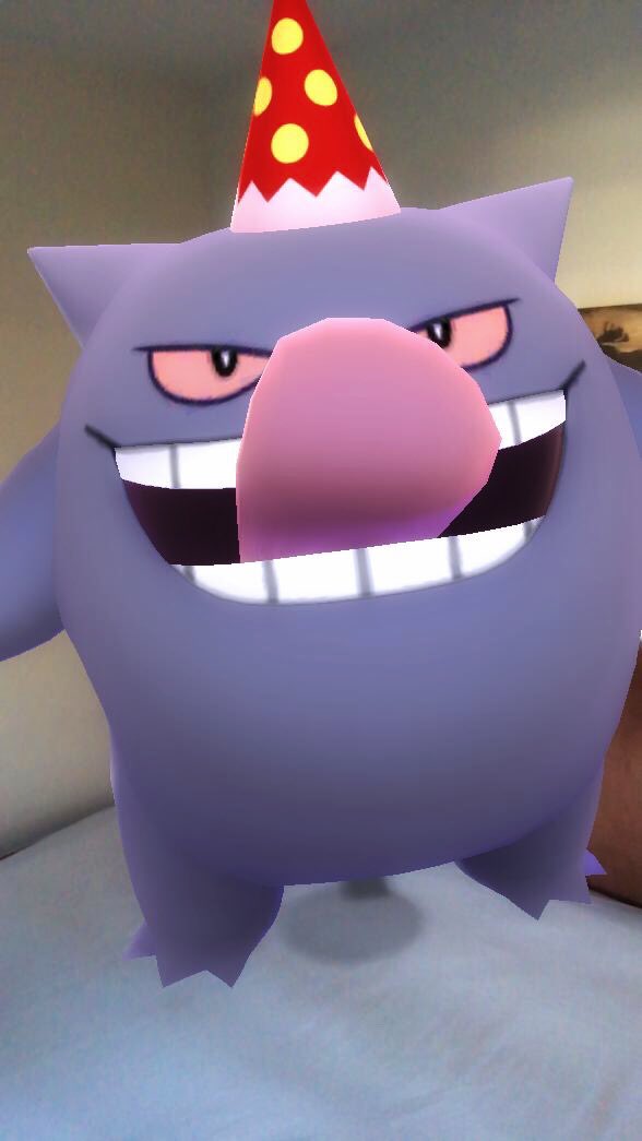 crazycoen's tweet photo. Bleeeh! De Raid Day met shiny #Nidorino en shiny #Gengar zit er op! Heb jij shiny party hat Pokémon gevangen vandaag?
#PokemonGO #PokemonGONederland #RaidDay #shinyGengar #PokemonDay2020 #pokemongoar #arplus #arplusmode #pokemonphotography #gosnapshot #gosnap #gosnaps #pogo https://t.co/gwqp1BNVk4