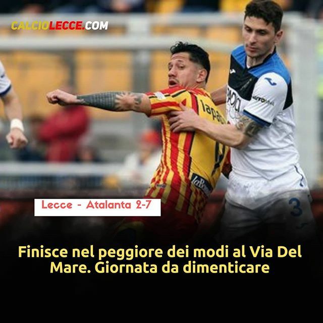 CalcioLecce's tweet photo. #lecce - #atalanta
Nel peggiore dei modi inizia Marzo, a casa nostra. Rialzarsi è doveroso, si deve trovare la luce e la permanenza in #serieA.

#UsLecce #lecata https://t.co/LxyeVsdsRl https://t.co/l9Awzt8doy