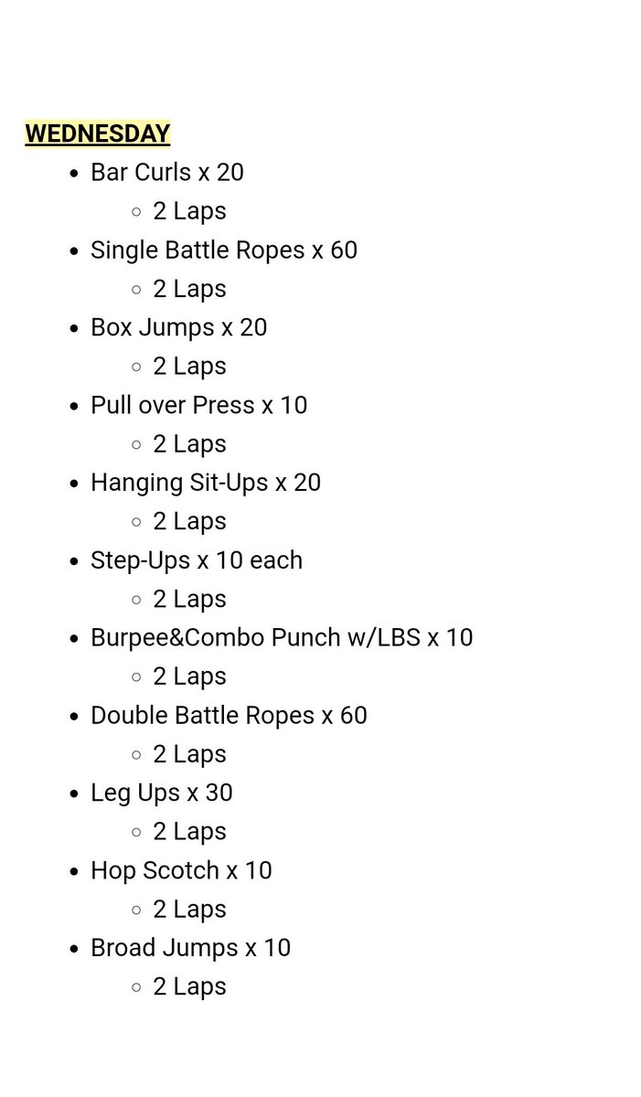 RicklanHolmes's tweet image. Personal workout for the week
#CoachesStayFit #HTC