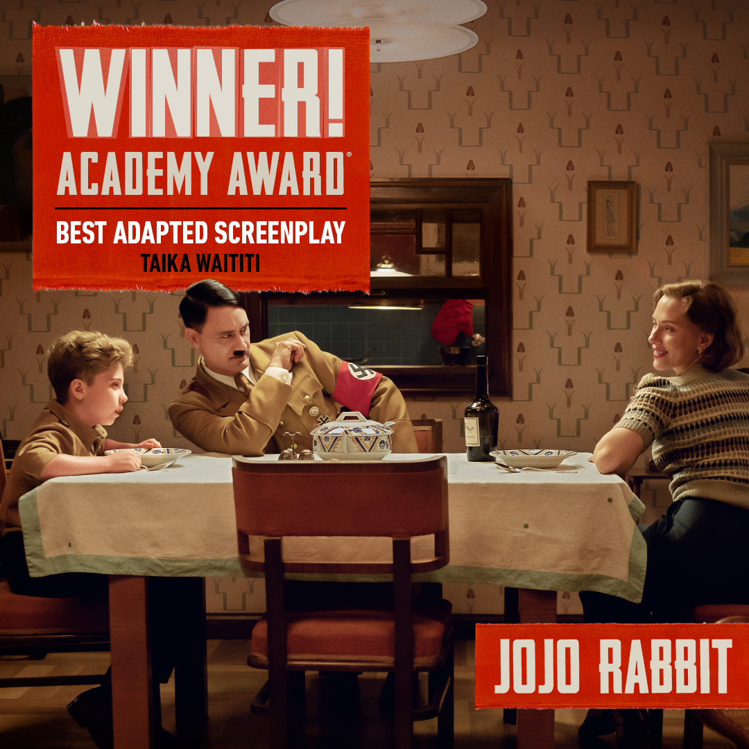 LTWestEndCinema's tweet photo. Winner of an Academy Award for Best Adapted Screenplay, Taika Waititi's #JojoRabbit is now playing! https://t.co/gH699QChsK #Oscars https://t.co/xF7pHrdhw9