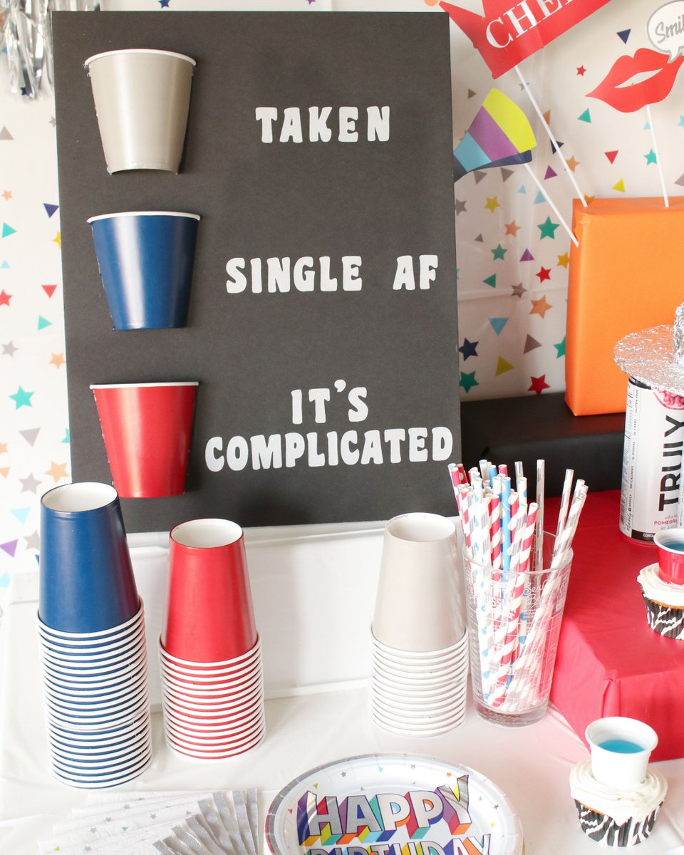 BirthdayInABox's tweet photo. Relationship status check 😂

This party idea and more featured in our 21st birthday party guide: https://t.co/63CJTTJeqA https://t.co/KozVtF6962