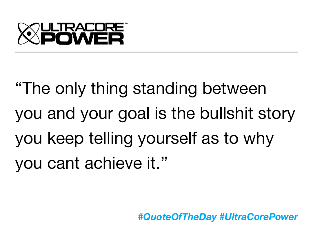 UltraCore_Stack's tweet photo. Sometimes the hardest person to be honest with is yourself. Once you make the commitment to be true to yourself you'll never look back.
Stop the excuses, start seeing results.
#qotd #ultracorepower #goal https://t.co/zenKwpL6fQ