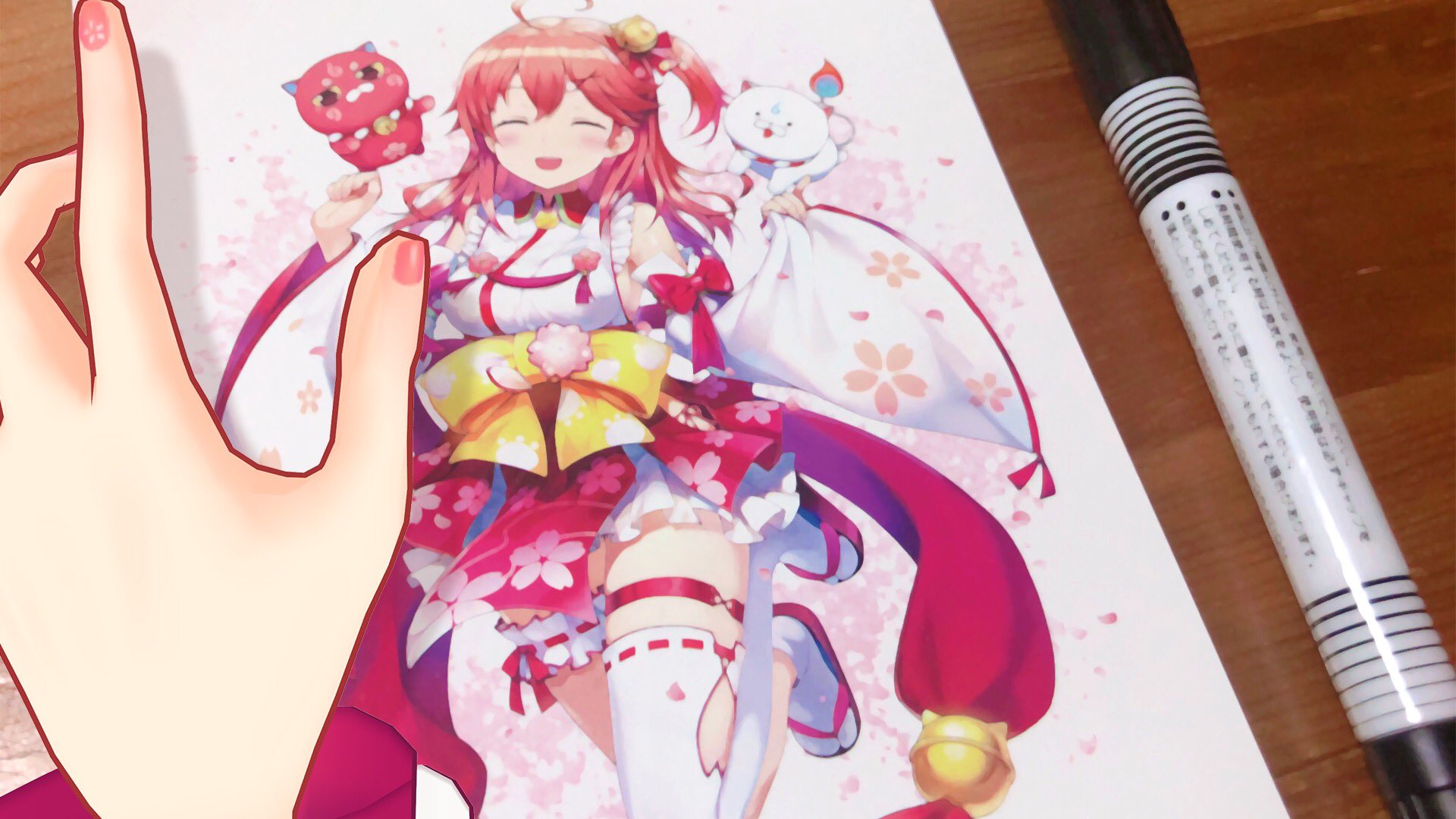 さくらみこ 初個人ボイス 直筆サイン入りポストカード - メルカリ