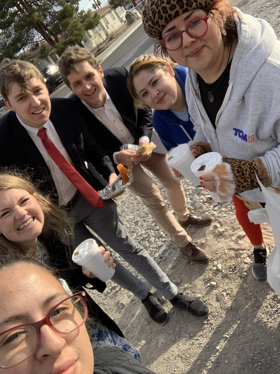 arelych91's tweet photo. @EviSteyer17 @SSteyer41 thank you for everything it was amazing meeting both of you, definitely some of the best memories of this adventure from eating tamales and quesadillas, canvassing to phone banking.. thank you for inspiring all of us! https://t.co/Y8XZRQaMws