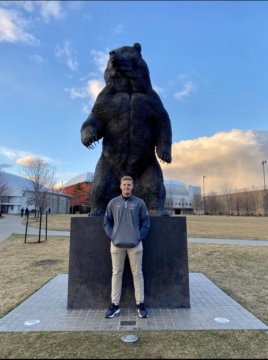Logan_Ambroz's tweet photo. Had a great junior day representing @BHS220Football and #BroncoNation at @BrownUFootball. Thank you to @Coach_Bunk and @BrownHCPerry for the invite.  #BrownBears @EDGYTIM @DeepDishFB https://t.co/eGuOwIVSZE