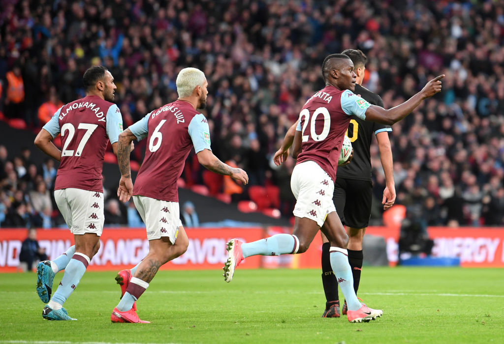 BBCSport's tweet photo. HT

A goal from Aston Villa late in the half sets us up for an intriguing second 45 minutes...

Aston Villa 1-2 Man City

#EFLCup final LIVE: https://t.co/5OCmPNqeOI #AVLMCI https://t.co/1TpHMubZcF