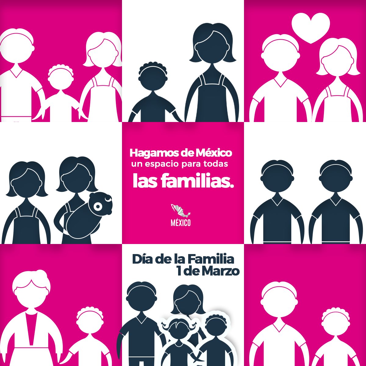 CreemosMexico's tweet photo. A propósito de que hoy se celebra el #DíaDeLaFamilia en #México, reconocemos cada hogar en el que crece una familia en nuestro país, ninguna es igual y cada una es especial. Muchas felicidades a todas las familias de #México. ♥️🇲🇽 https://t.co/ez5dpBOwyw