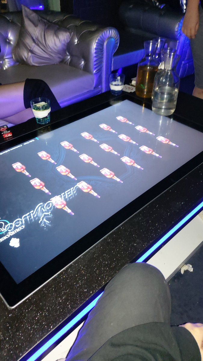 When vip tables are touch screen