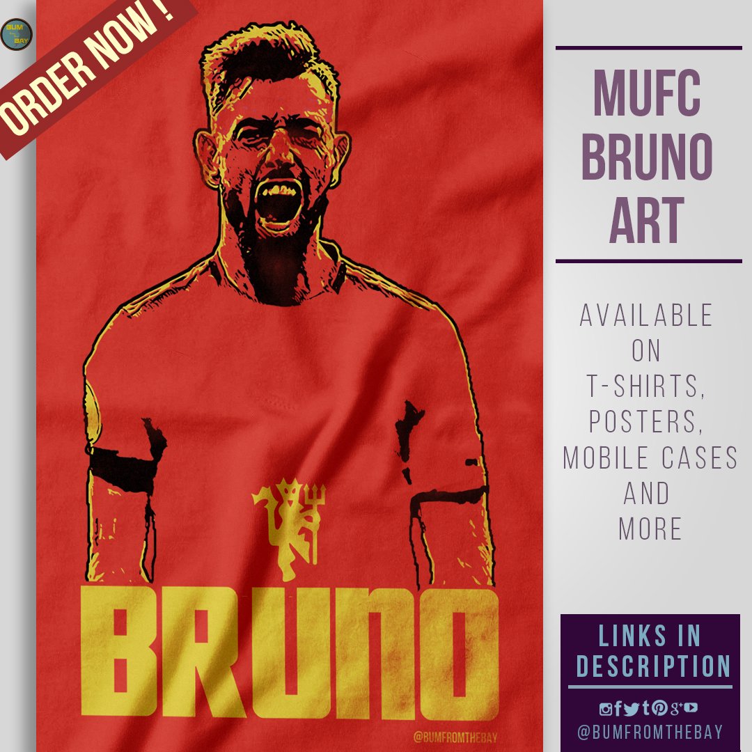 bumfromthebay's tweet photo. Manchester United has a new talisman!
Grab the new 'MUFC Bruno' shirt from my shop today-
https://t.co/KmV33kt56u
#EVEMUN #MUFC #brunofernades https://t.co/LOjKliSvld