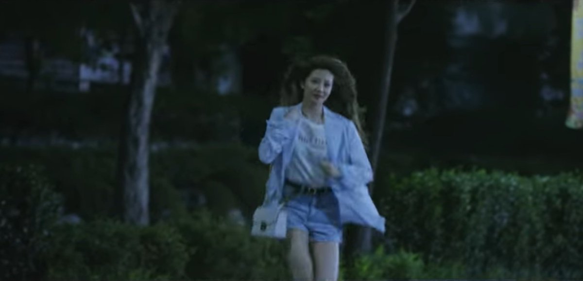 What they both don't notice, though is the truck that makes the U-turn heading towards the girl!