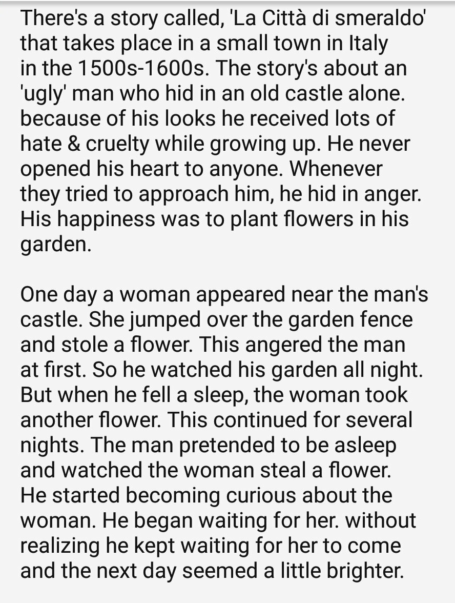 Smeraldo flowers stand for "the truth untold"The smeraldo flowers are fictional flowers created by BH for the BU. The story behind it is quite interesting.