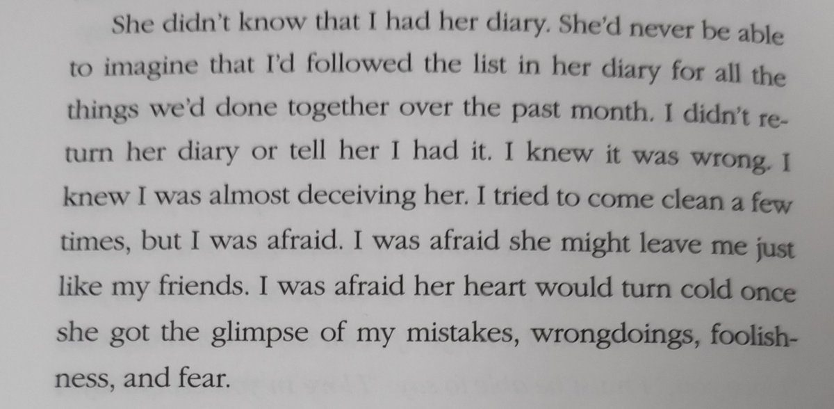 The man's story and Jin's story are quite similar.He tries to impress her by following her wishlist and they get closer.But he knows he is deceiving her by not showing his true self to her.