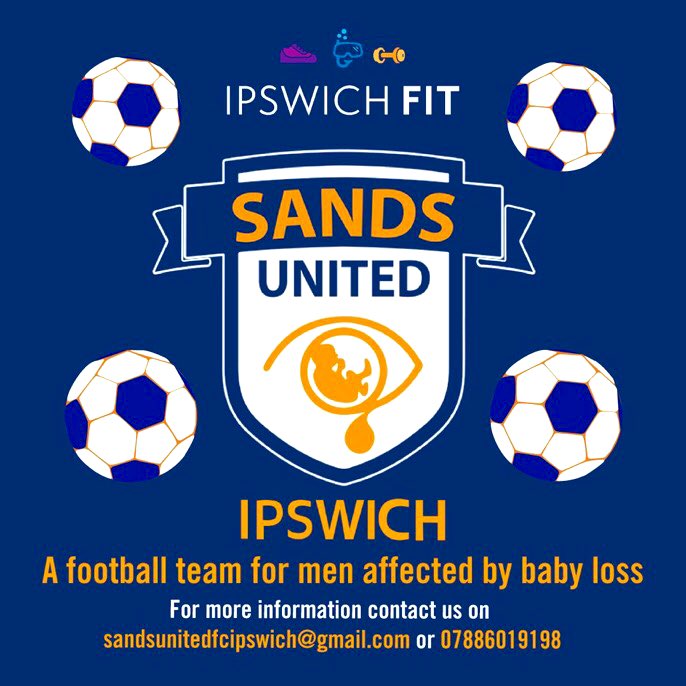 SUFCIpswich's tweet photo. 📅 Tuesdays ⏰ 8-9pm 🏠 Gainsborough Sports Centre 💰 FREE. Supporting men who have experienced the heartbreak of baby loss. We’d love to see you! We’d be delighted if you could retweet @jnorwood_10 @lukewoolfenden @jimmybullard @IpswichTown to help promote please. #sands https://t.co/1u3uny01wG