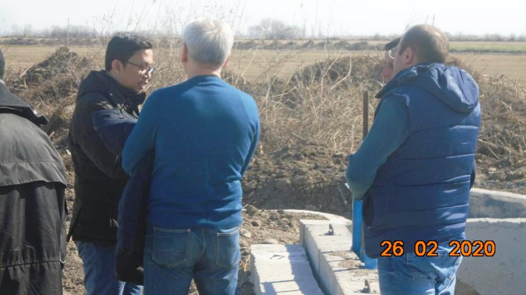 IsDBG_TURKIYE's tweet photo. An @IsDBG_Turkey mission visits #Azerbaijan 2 see progress of #IsDB funded projects in #water supply #sanitation & #agriculture & consult w/ beneficiaries in Yevlakh region west of #baku assessing quality of deliverables frm users’ perspective. #IntegratedRuralDevelopment #SDGs https://t.co/TmWJQRQcjm