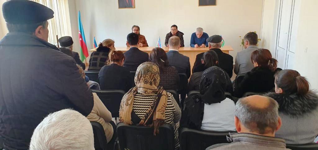 IsDBG_TURKIYE's tweet photo. An @IsDBG_Turkey mission visits #Azerbaijan 2 see progress of #IsDB funded projects in #water supply #sanitation & #agriculture & consult w/ beneficiaries in Yevlakh region west of #baku assessing quality of deliverables frm users’ perspective. #IntegratedRuralDevelopment #SDGs https://t.co/TmWJQRQcjm