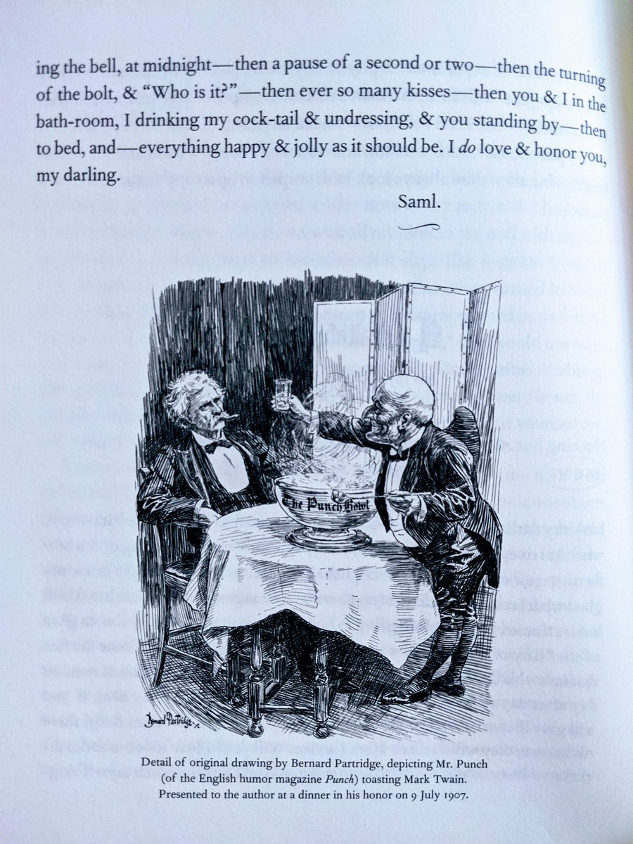 primopezzo's tweet image. From a letter Mark Twain sent his wife- "Livy my darling, I want you to be sure to have when I arrive, a bottle of Scotch whisky, a lemon, some crushed sugar, &amp;amp; a bottle of Angostura bitters. Ever since I have been in London I have taken in a wineglass what is called a cock-tail"
