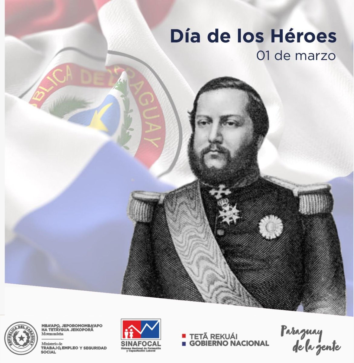 Hoy 1° de marzo se cumplen 150 años del asesinato del más grande héroe que  tuvo el Paraguay: el Mariscal Francisco Solano López, el hombre que dio su  vida por su patria.