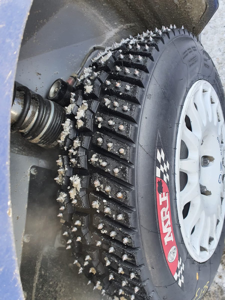 MRF_Racing's tweet photo. Team #MRFTyres debuted the new snow tyre on the #Itaralli in Finland. We are proud of our performance, with our drivers @Craig_Breen and John Rowan standing on the podium. A great result for all at @MRFWorldwide! https://t.co/ClcGRX0YaM
