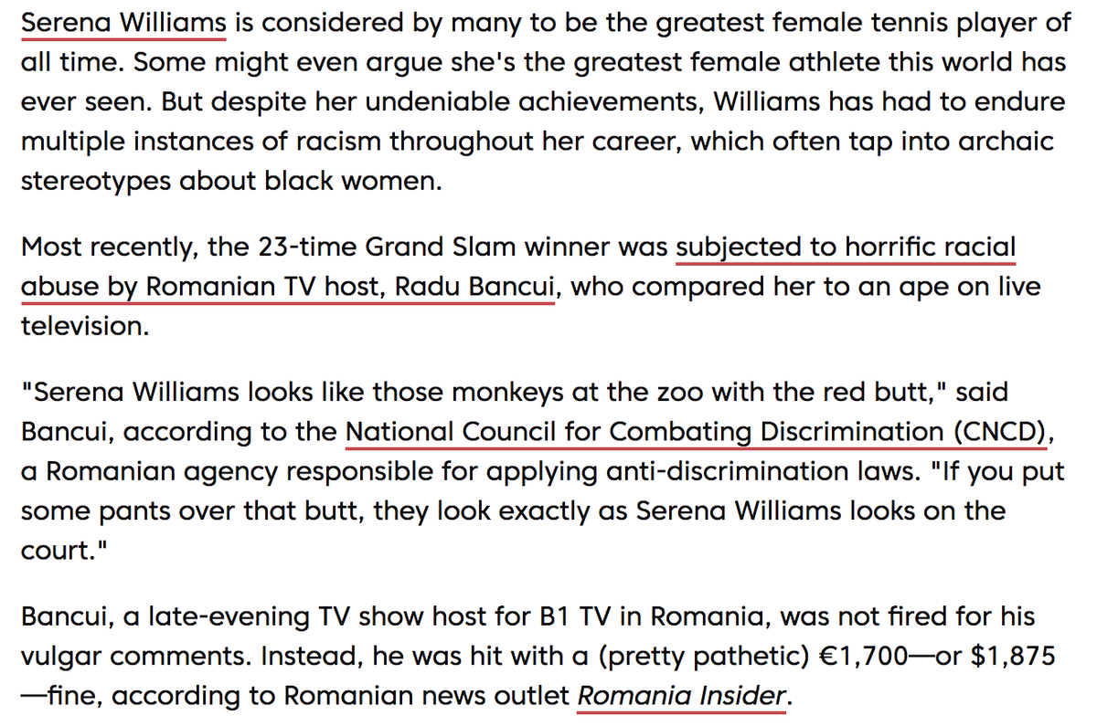 In addition, being a black woman, there are pressures Serena faces that Sharapova will never understand.