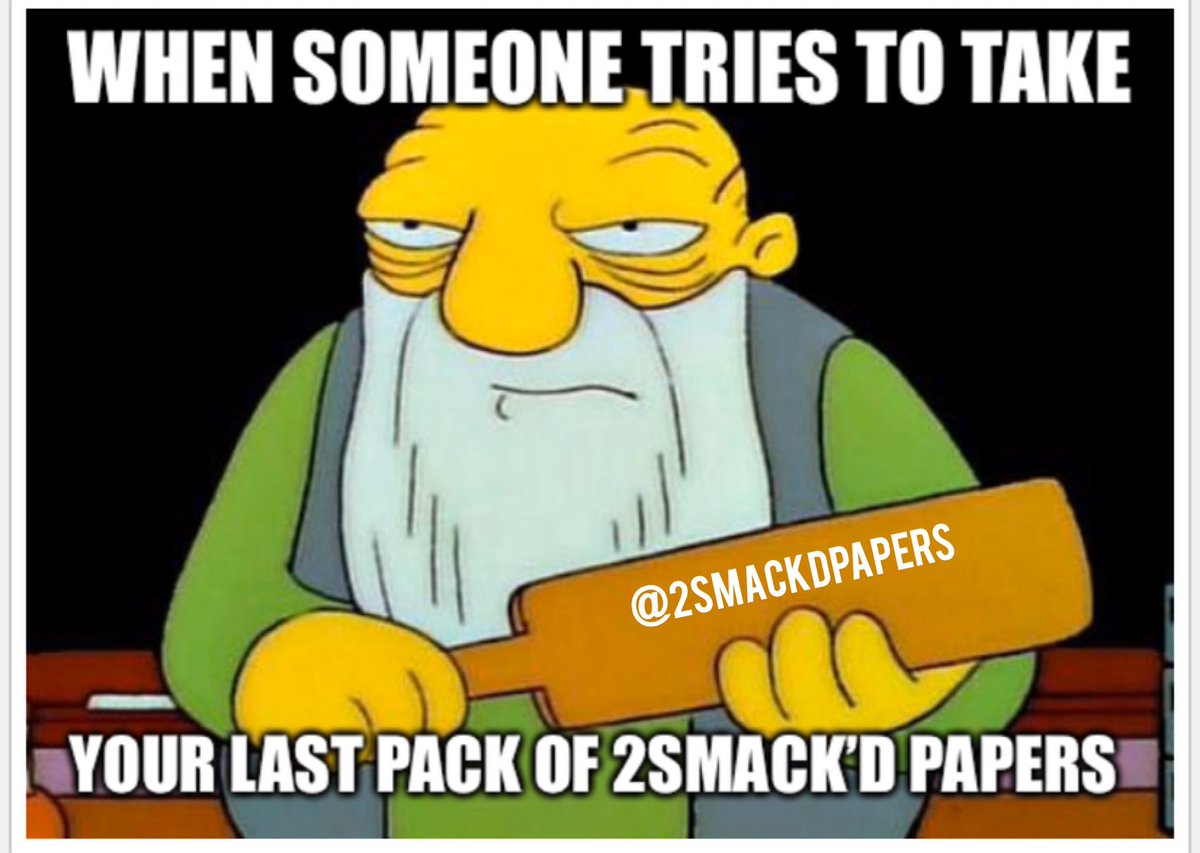 2smackdTheBrand's tweet photo. Shit will get ugly real fast ๐๐คฃ๐ donโt ever touch my @2smackdpapers ๐ก๐ค
Visit https://t.co/s95v3UkRDw ๐ผ to purchase your papers & merch today โผ๏ธ Worldwide Shipping Available ๐ฏ๐ฏ
#Getsmackd with #2smackdpapers ๐ผ#ASmootherWayToBurn #TfreshSignatureSeries #2smackdexotics https://t.co/DyzPtZCgxj