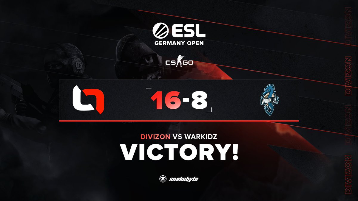 DIVIZONgg's tweet photo. #DIVIZON CS:GO wins their first match of the evening! GGWP @WarKidZ 

de_mirage: [16:08]

#goDIVIZON #ESLGermanyOpen https://t.co/3V3ufLYnT8
