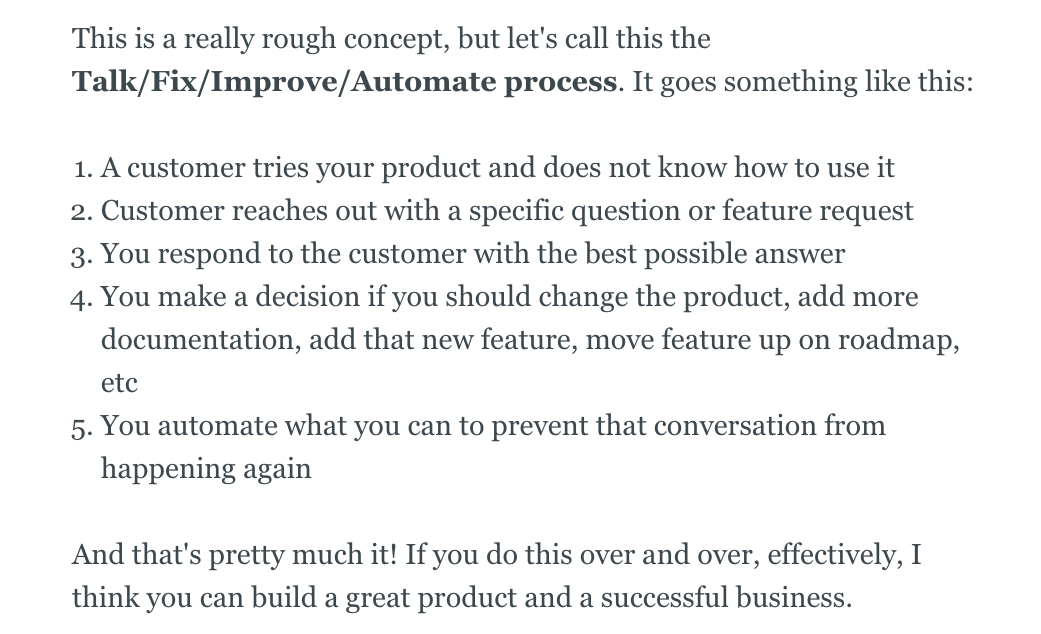 arminulrich's tweet photo. 1️⃣ Talk
2️⃣ Fix
3️⃣ Improve
4️⃣ Automate
🔁

That's exactly where we are now in our indie business, all comes down to an endless grinding phase and being persistent  🤕

👉 https://t.co/q3S5oMvLeW by @thepatwalls https://t.co/qiimyXUY6e