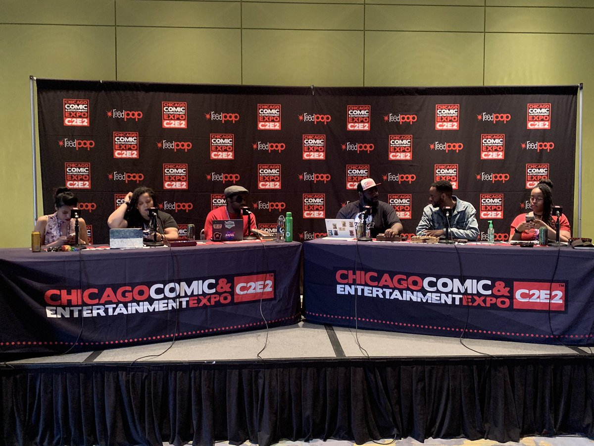 What’s missing here at the <a href="/RivalsWaterdeep/">Rivals of Waterdeep - Airing on Amazon FreeVee!</a> live show?

Did you say YOU? If so, you are correct! Many seats available for you &amp; your friends! Take a breath &amp; come enjoy an epic session with so much melanin!

In Room 404, starting soon! #C2E2!sur