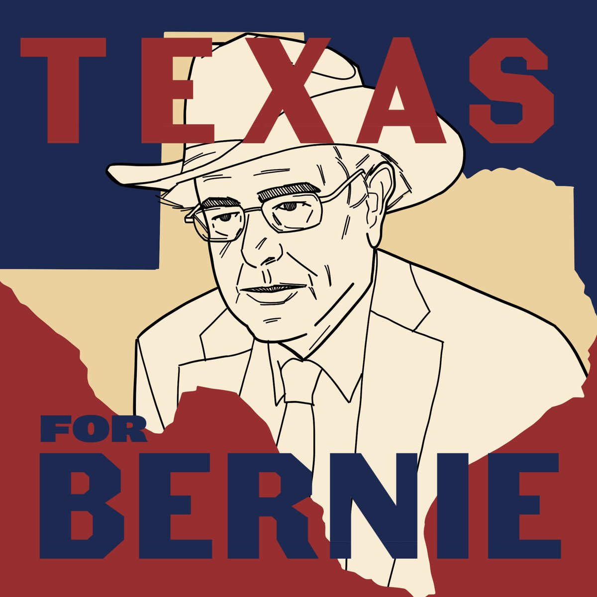 geomoetric's tweet photo. Texas for Bernie! @BernieSanders @TexasForBernie #BernieSanders https://t.co/w52aQOFvrN