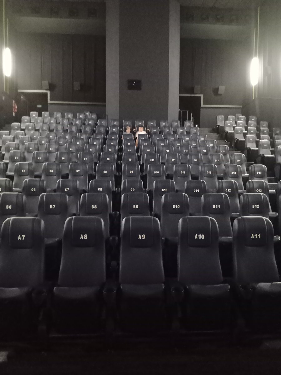Yesdad84's tweet photo. Cuando tienen el cine para ellos solos!!! 
@BadBoys #BadBoysForLife 
#Loco #Bochis y yo https://t.co/l4e0nCx8Nd