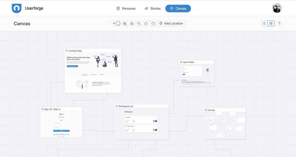 userforge's tweet photo. Aaaand... we're live with our big re-launch at https://t.co/gV2QkY4r2Z

Plan and build with clarity -- expressive user stories and personas mapped on a visual canvas.

( ...also, syncs w/ @Jira ) https://t.co/3ZOzYvFTkQ