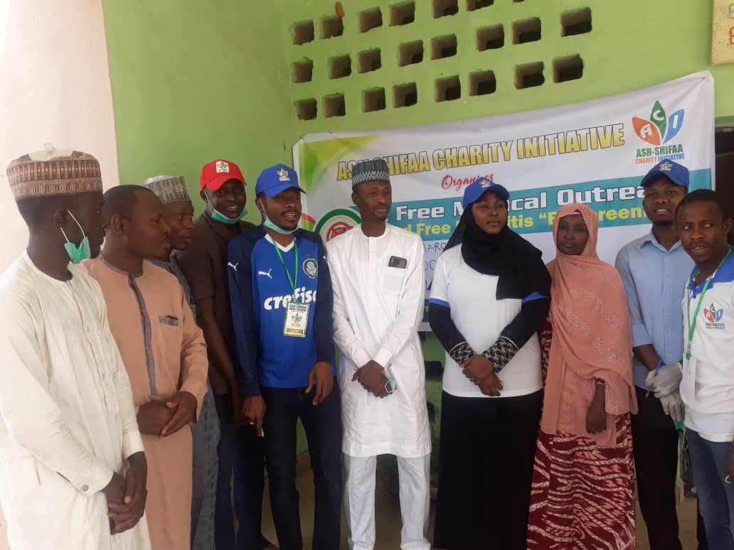 ShifaaCharity's tweet photo. 2. The initiative also wants to administer it's appreciation to the host community, the Emir of Bungudu, management of 49ers Bungudu, medical team and other staff who worked tirelessly in making the outreach a reality. https://t.co/BtJMRFQpOC