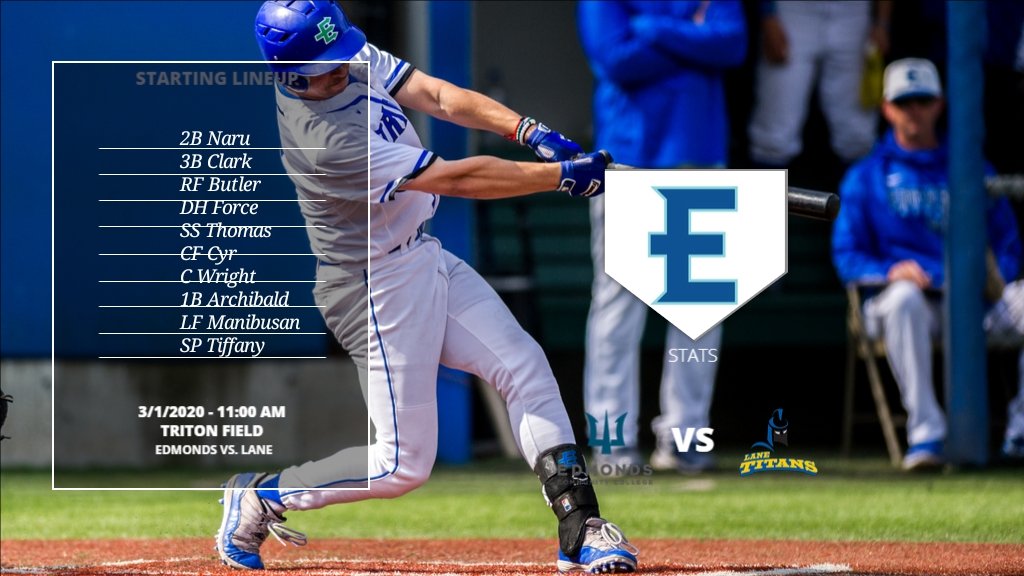 EdmondsBaseball's tweet photo. Game three starters vs Lane #EDCCBaseball https://t.co/ewlmOXjCcw