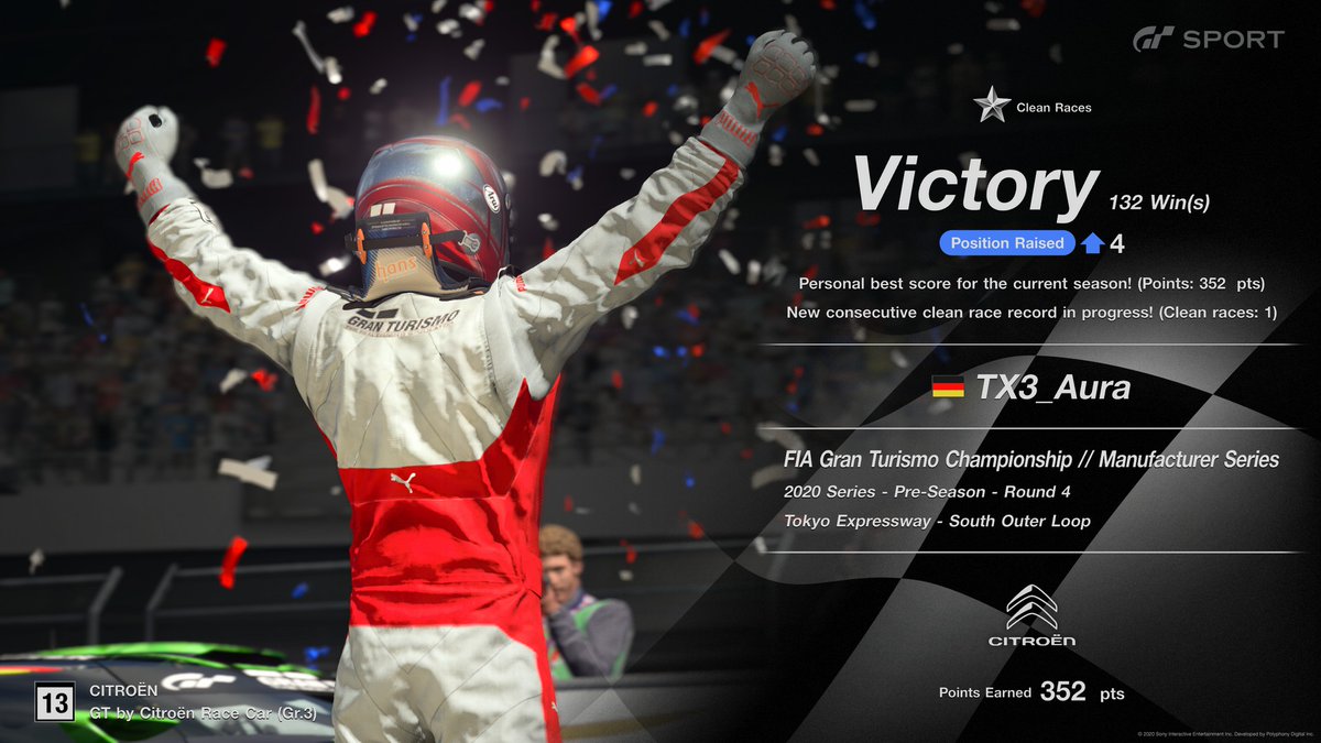 Alex_Aura19's tweet photo. Yes! i won the topsplit for #citroen in the #manufacturercup @thegranturismo I'm really happy about this achivement😁 had a stuning battle on the last lap with @HizalMikail Hope to get more of these races in the future😀 @VDbyTX3 @vdbyTx3GT #Thrustmaster #Simracerstore #LDLC https://t.co/ZsMrFOUVfa