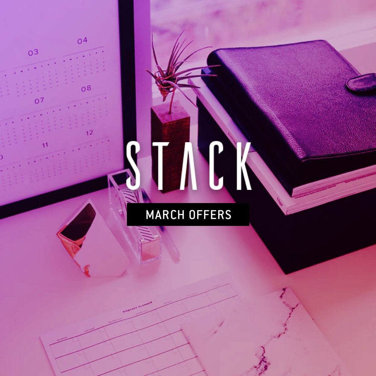 Spring is almost in the air! Getting organized for the new season? We've got some offers to get you ready. 

#March offers are here - Check your STACK app for details. 📲
