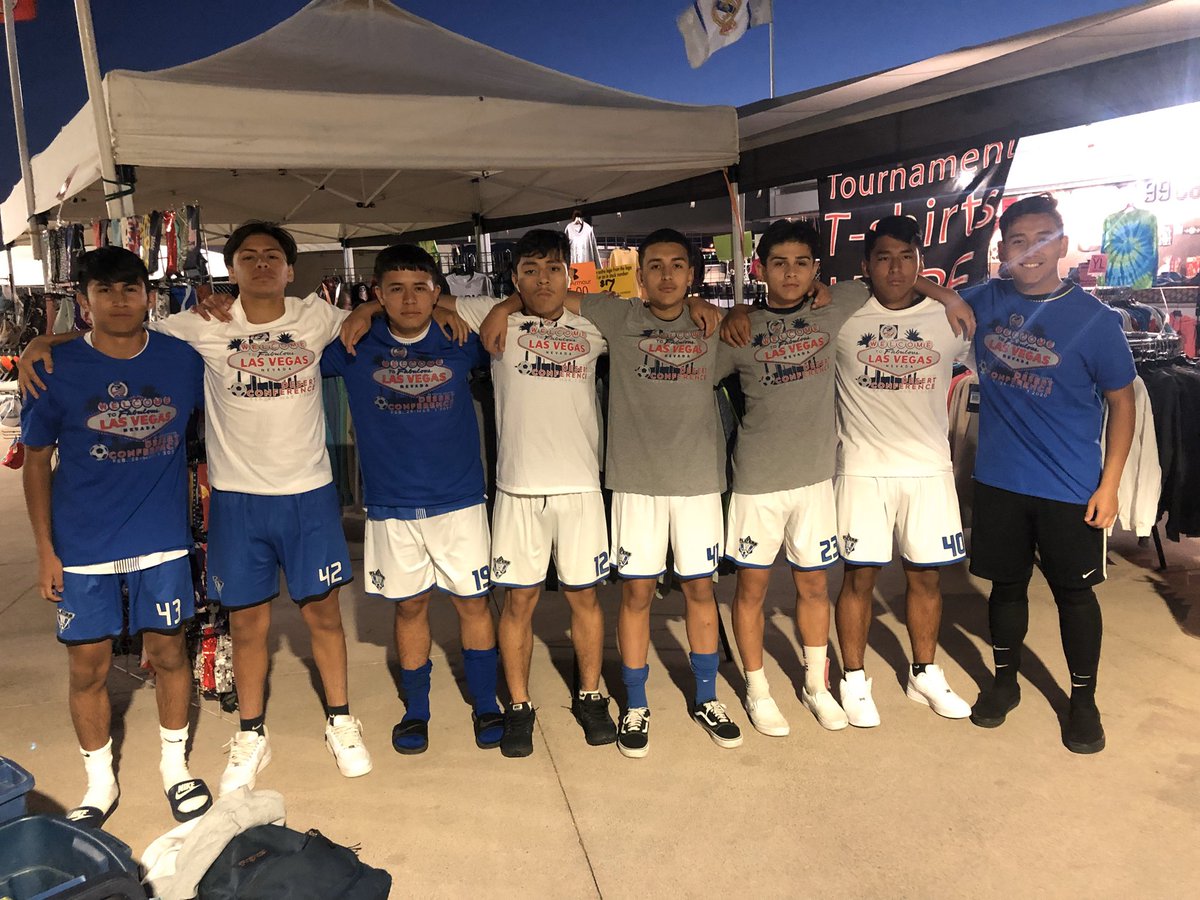 jksoccer's tweet photo. ⚽️⚽️@PlayersSCVegas looking SOOO good in their Desert Conference shirts! #earnyourplace thanks for stopping by &amp; shopping with us! We hope to see you soon! https://t.co/kUUOx9o05A