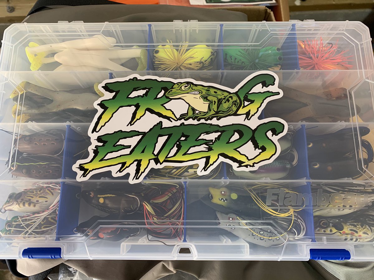 HanoverYakker's tweet photo. Armed and ready for the hunt this season!!
#froggin
#topwaterfrog
#topwaterblowups
#topwaterbassfishing
#snakeheadfishing
#hobiefishing
#teamyakattack
#megafrox
#stanfordfrogs
#stanleyribbitfrogs
#sprofrogs
#evolvefrogs
#river2seafrog
#bullbayrods
#frogeaters https://t.co/XkU1Hy2Wrn