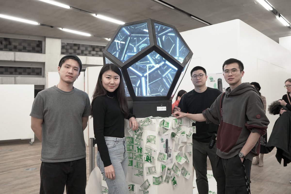 ual_cci's tweet image. SEX SELLS created by UAL students Yang Li, Manqiao Fang, Qinming Feng and Ben explores the relationship between human desire and money.
It will be exhibited at Creative Computing Community Day on Saturday 21 March.
Book now: eventbrite.co.uk/e/creative-com…
#ArduinoD20 #PCD2020