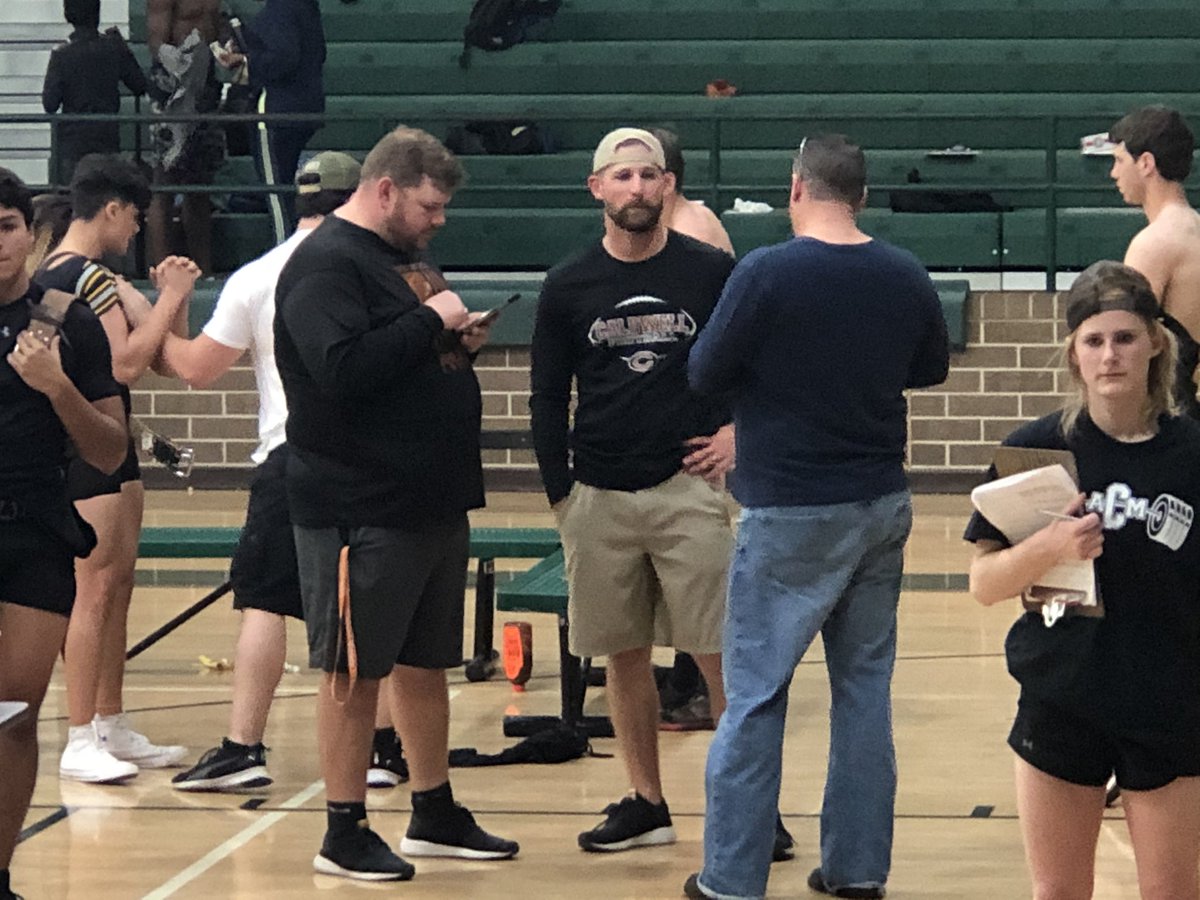 CHS_CaldwellTX's tweet photo. These guys are taking a break and waiting on their next round at Powerlifting:  Snap Schoenmann, Ryan Broaddus, Esequiel Flores, and Gavin Anglin!  Daniel Torres was waiting in line for his next lift. Great job guys!  Thanks to our coaches, Nick Smith and Coach Smith! https://t.co/y8xPoBKmPi