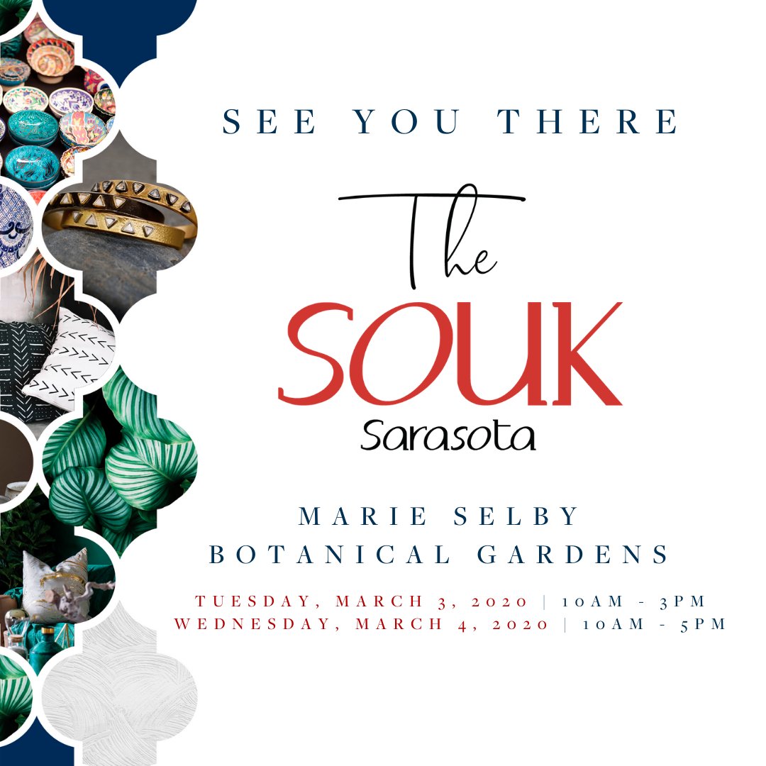 instudioEphoto's tweet photo. See you at the Souk March 3rd @SelbyGardens with @MichaelSaunders 
Event Link https://t.co/xtA6ybyJQY
#sarasotaeventphotographer #instudioe #srqflorida https://t.co/yVXSquNPNA