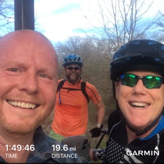nrosser's tweet photo. #beatyesterday #garmin  70 degree day of awesomeness - some cruising &amp; run into Simon L to cruise with for a bit⛅ ⁦@GarminFitness⁩ ⁦@JLabAudio⁩ ⁦@NinerBikes⁩ ⁦@TroyLeeDesigns⁩ ⁦@TXNSTrail⁩ https://t.co/Hp4WbY0zfH