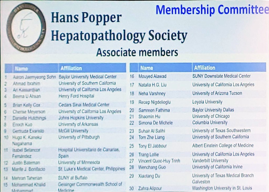 Hans Popper Hepatopathology Society tweet media