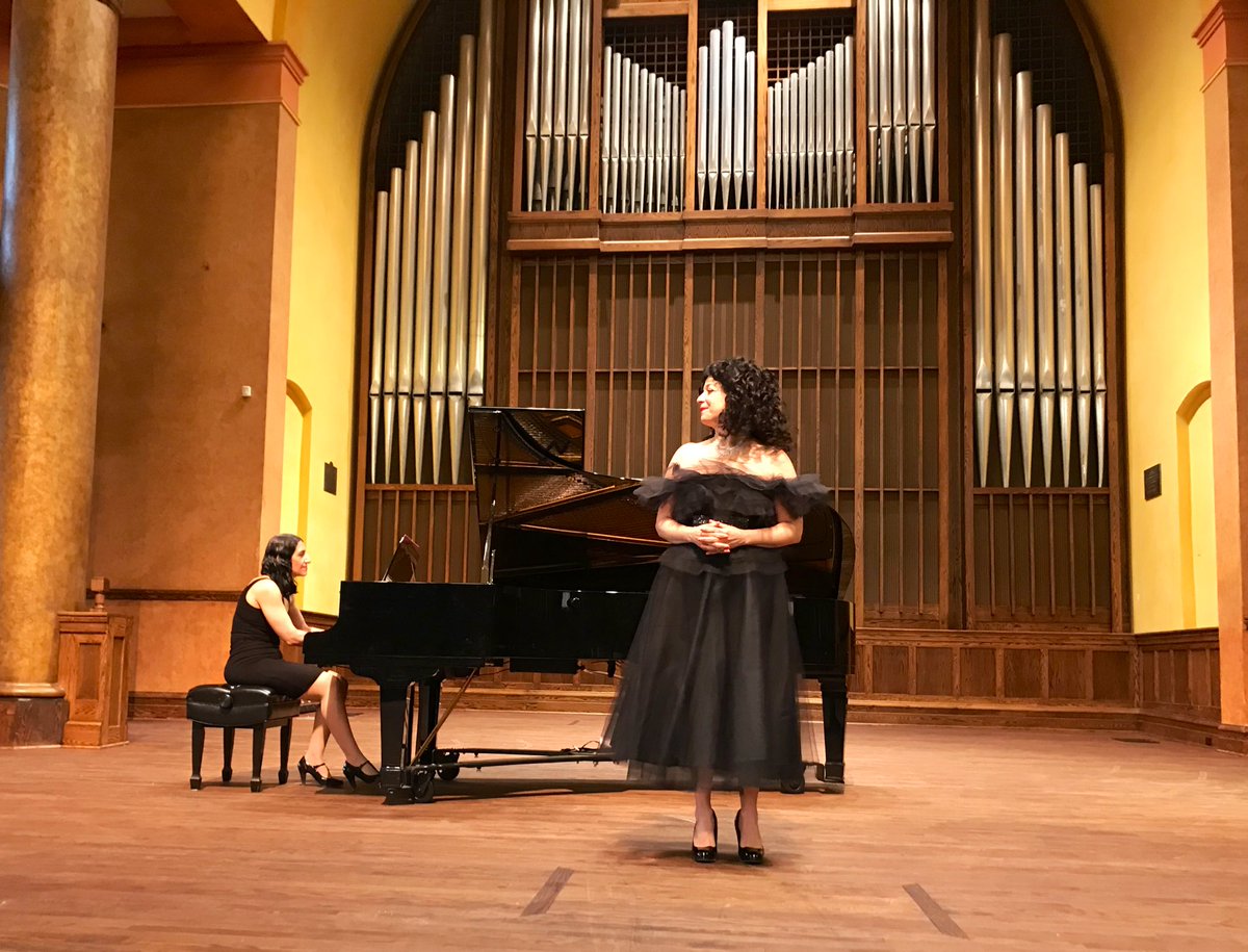 downtonluva's tweet photo. Elegant @JulieNesrallah floated across the stage like the Black swan, working her magic like the glorious, professional talent we have come to♥️.Her programs never fail to delight both musically +spiritually. Julie’s humour +genuine soul flow like champagne. https://t.co/o7VAvbWLml