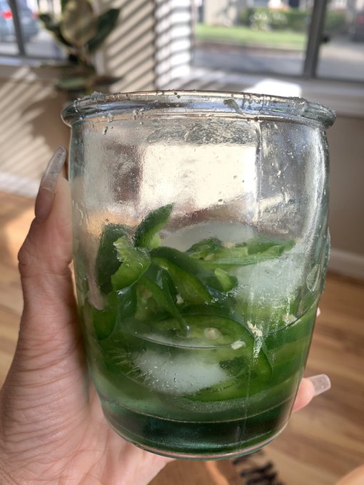 When I go out to eat and order a spicy margarita, they&rsquo;re never spicy enough. So I made my own 😂 https://t<a href="/tag/sexwitch"class="tags"><span>#sexwitch</span></a>